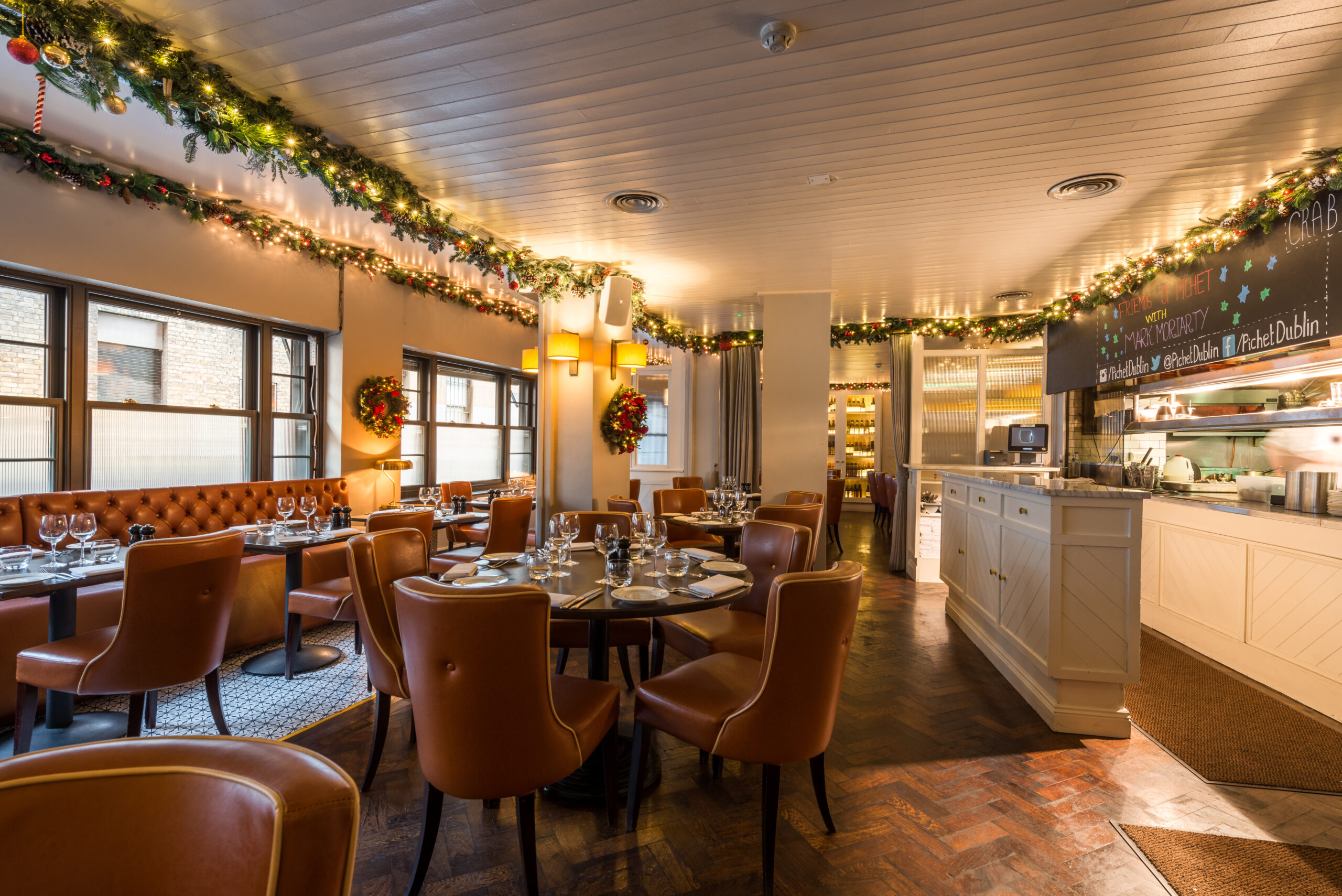 Winter décor at Pichet