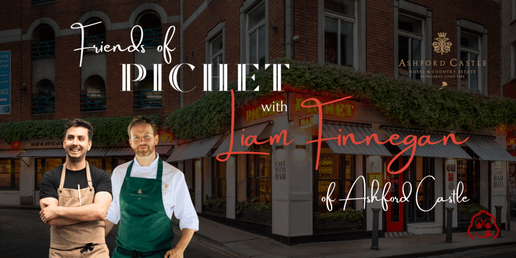 Ashford Castle Head Chef Liam Finnegan is coming to the michellin bib gourmand Pichet for one night only for the exclussive freinds of pichet event.